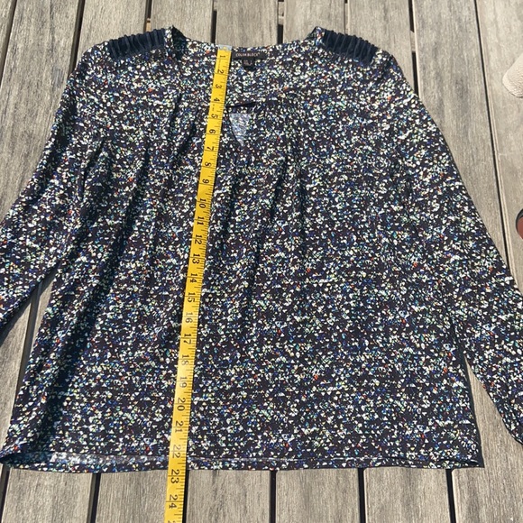 Colorblock Long sleeve blouse size 10  like new condition - Picture 4 of 11